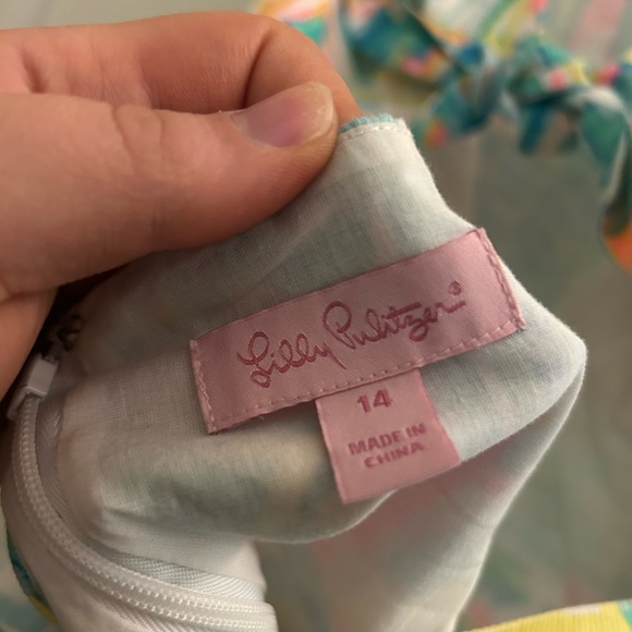 Lilly Pulitzer Courtney Shift “Sea Salt Sun” size 14! - Picture 3 of 5